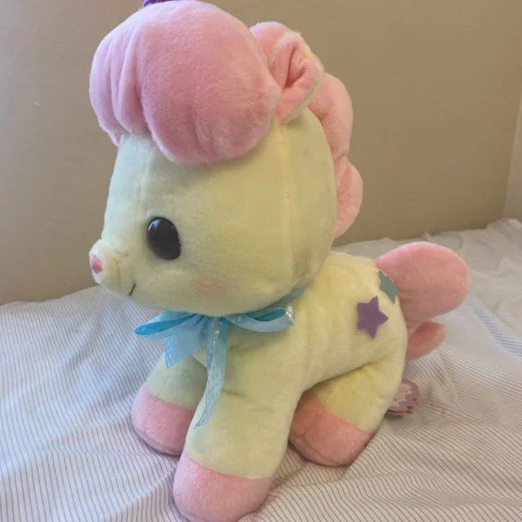 NWT Amuse Unicorn Plush Pastel Japanese Toy - Picture 3 of 14